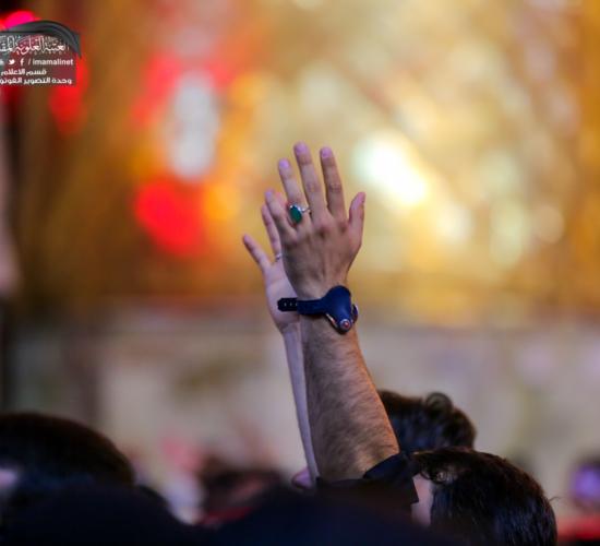 تقرير مصور : اجواء شهر محرم في يومه الثامن في العتبة العلوية المقدسة