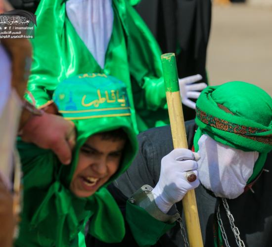 تقرير مصور : التشابيه في يوم العاشر من شهر محرم الحرام في النجف الاشرف