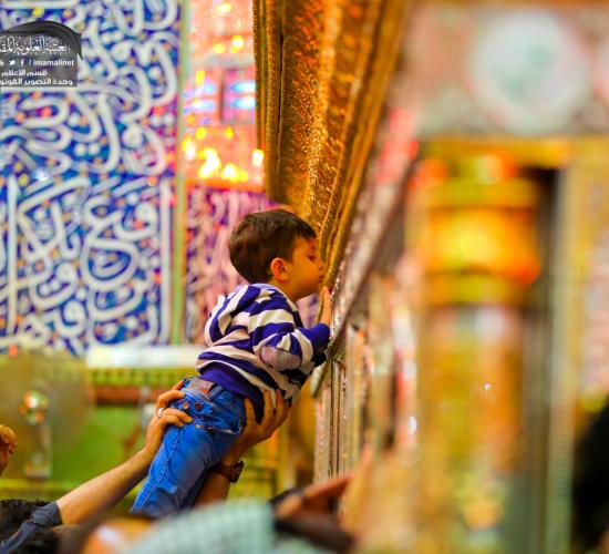 تقرير مصور : الاجواء الروحانية في العتبة العلوية المقدسة في ليلة الاول من صفر