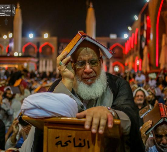 إحياء الليلة الثانية من ليالي القدر المباركة داخل الصحن الحيدري الشريف 