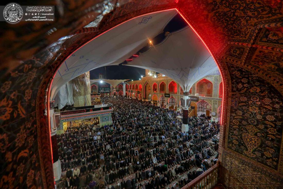 صلاة الجماعة في رحاب مرقد امير المؤمنين (عليه السلام ) | 