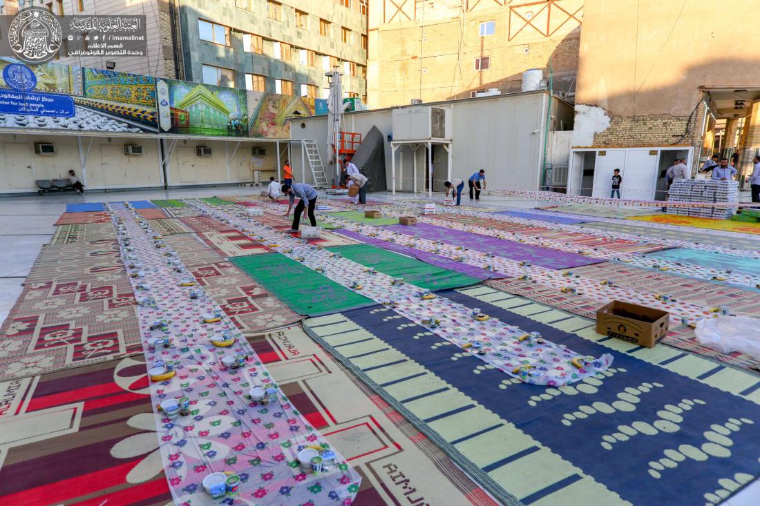  مع إطلالة شهر رمضان المبارك .. العتبة العلوية المقدسة تباشر بتوزيع 10 آلاف وجبة إفطار ضمن برنامج ضيافة أسبوعي لزائري مرقد أمير المؤمنين (عليه السلام) | 