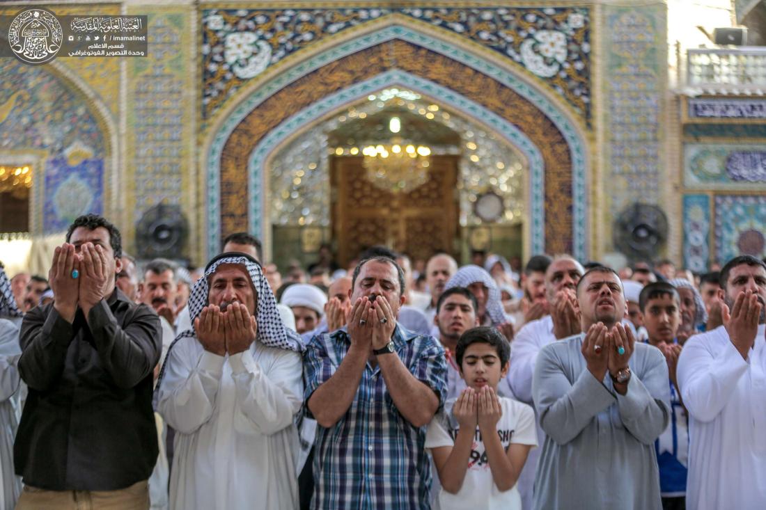 اقامة صلاة عيد الفطر المبارك في الصحن العلوي الشريف | 