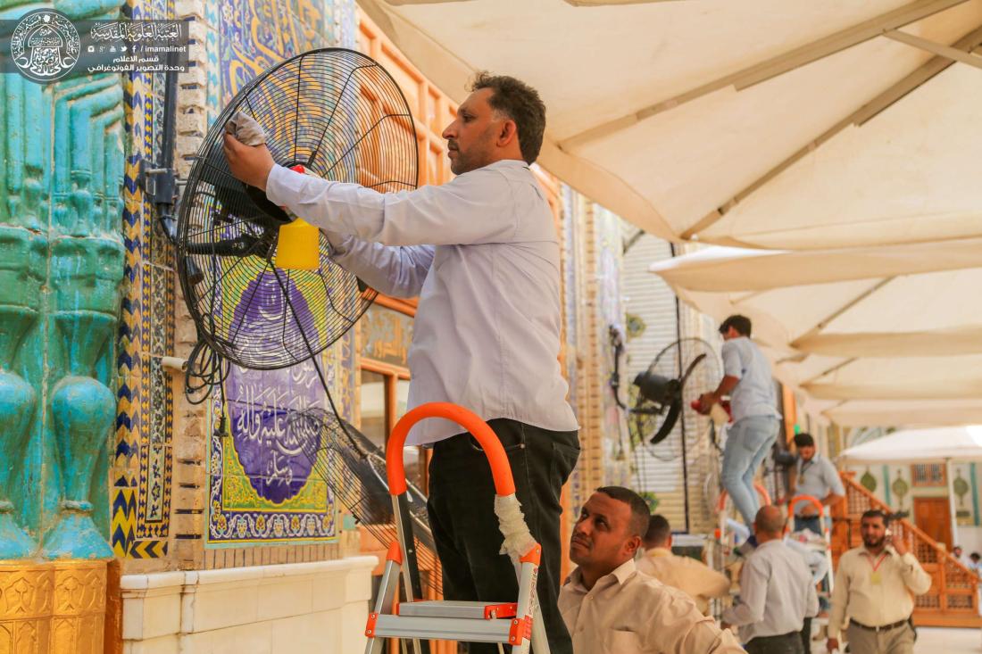 شعبة المتطوعين في العتبة العلوية المقدسة تستقبل مئات المتطوعين المتشرفين بخدمة المولى أمير المؤمنين (عليه السلام) وزائريه الكرام  | 