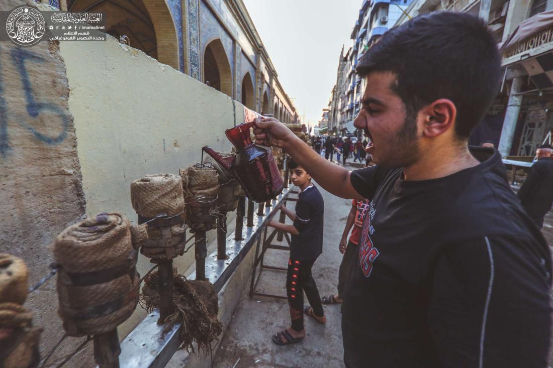 تحضيرات المواكب الحسينية لإحياء شعائر حمل المشاعل ليلة الثامن من محرم الحرام 1440هـ في النجف الاشرف . | 