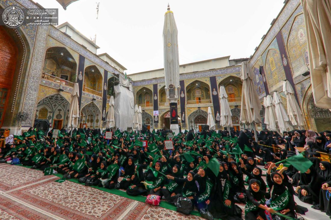 مهرجان السيدة رقية السنوي في الصحن الحيدري الشريف في ذكرى استشهاد السيدة رقية في يوم 5 صفر الاغر . | 