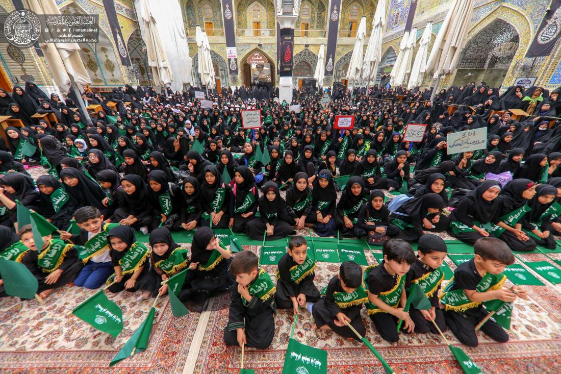 مهرجان السيدة رقية السنوي في الصحن الحيدري الشريف في ذكرى استشهاد السيدة رقية في يوم 5 صفر الاغر . | 