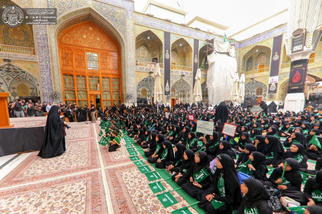 مهرجان السيدة رقية السنوي في الصحن الحيدري الشريف في ذكرى استشهاد السيدة رقية في يوم 5 صفر الاغر . | 