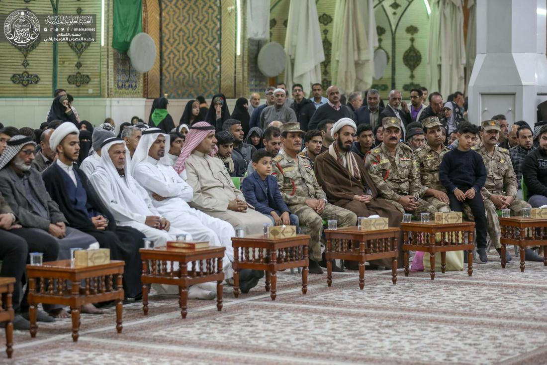 الأمانة العامة للعتبة العلوية تقيم مهرجانها الإنشادي (ولادة النور) بمناسبة مولد سيد الكائنات رسول الله محمد (صلى اله عليه وآله) وحفيده الإمام الصادق (عليه السلام) | 