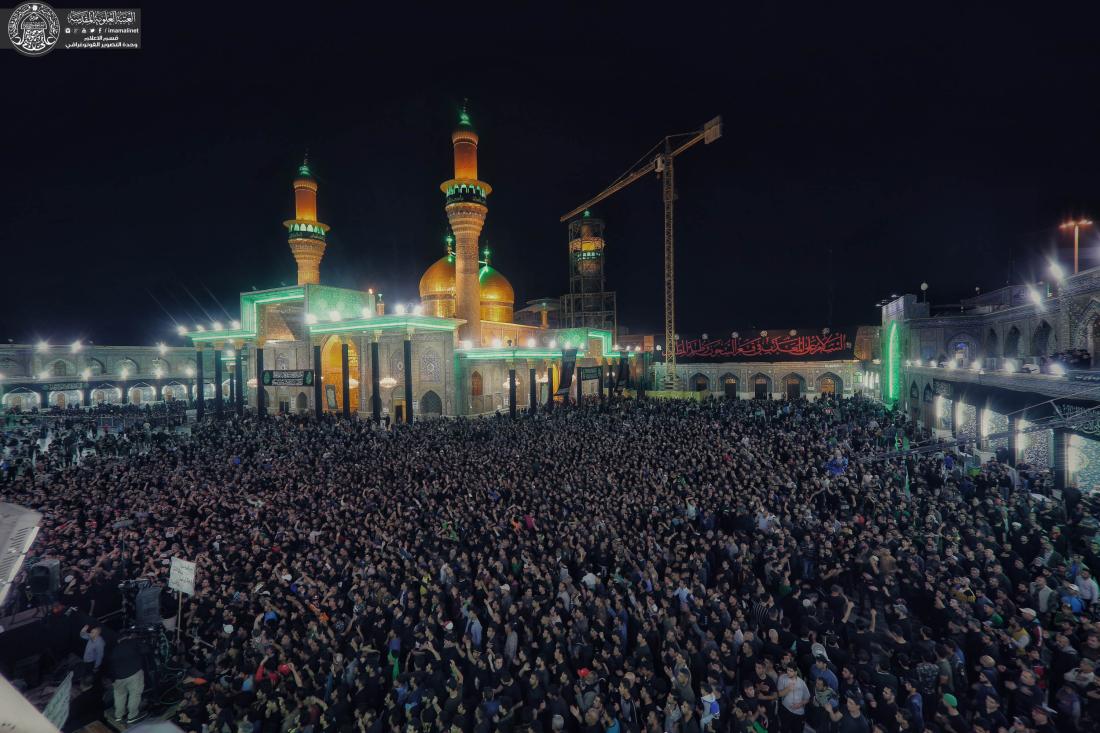 مجلس الحزن والعزاء في العتبة الكاظمية المقدسة  الرادود الحسيني الحاج || باسم الكربلائي || | 