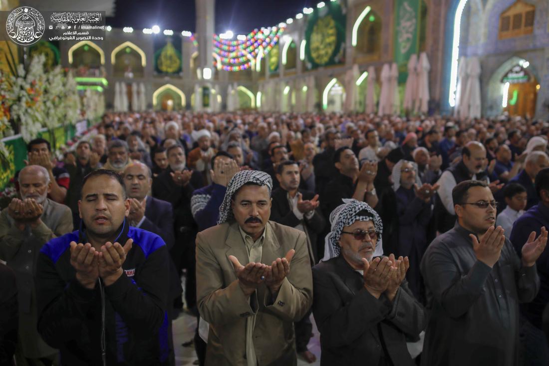 بنية الولاء والوفاء ،، يحتضن الحرم العلوي صلاة المحبين في ليلة  المبعث النبوي الشريف | 