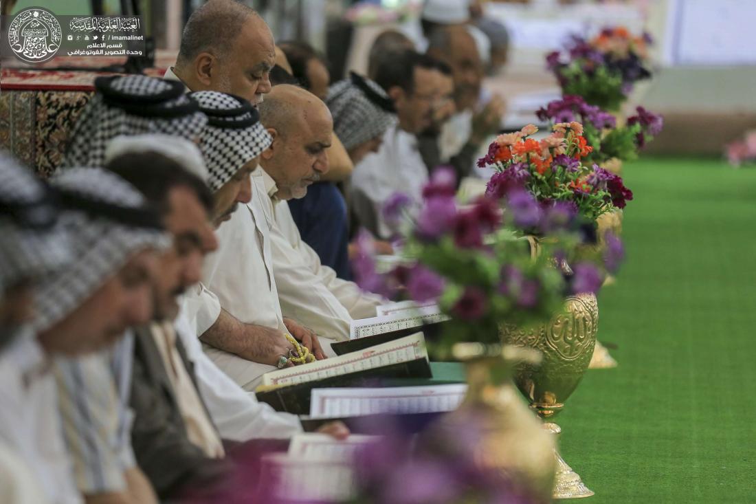 الختمة القرآنية الرمضانية المباركة في يومها الثالث في العتبة العلوية المقدسة | 