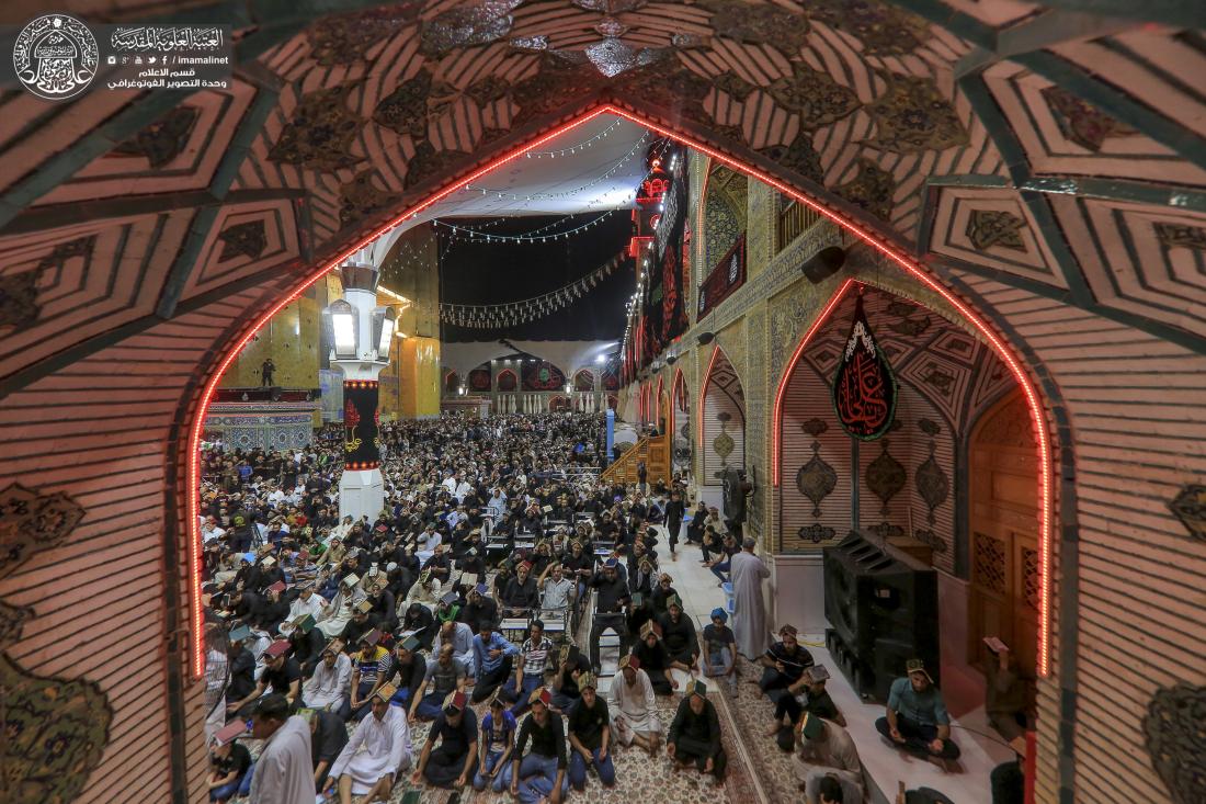 رفع المصاحف في ليلة القدر المباركة 21 من رمضان المبارك في المرقد العلوي المطهر | 