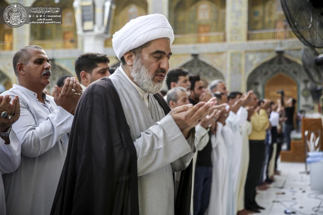 إقامة صلاة عيد الفطر المبارك في رحاب الصحن الحيدري الشريف  | 