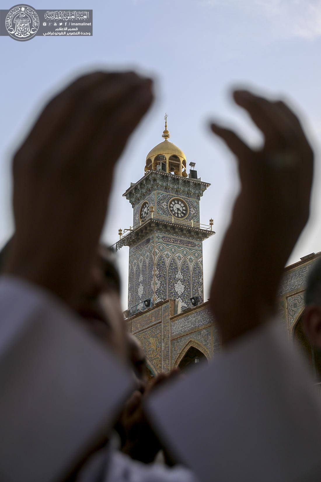 إقامة صلاة عيد الفطر المبارك في رحاب الصحن الحيدري الشريف  | 