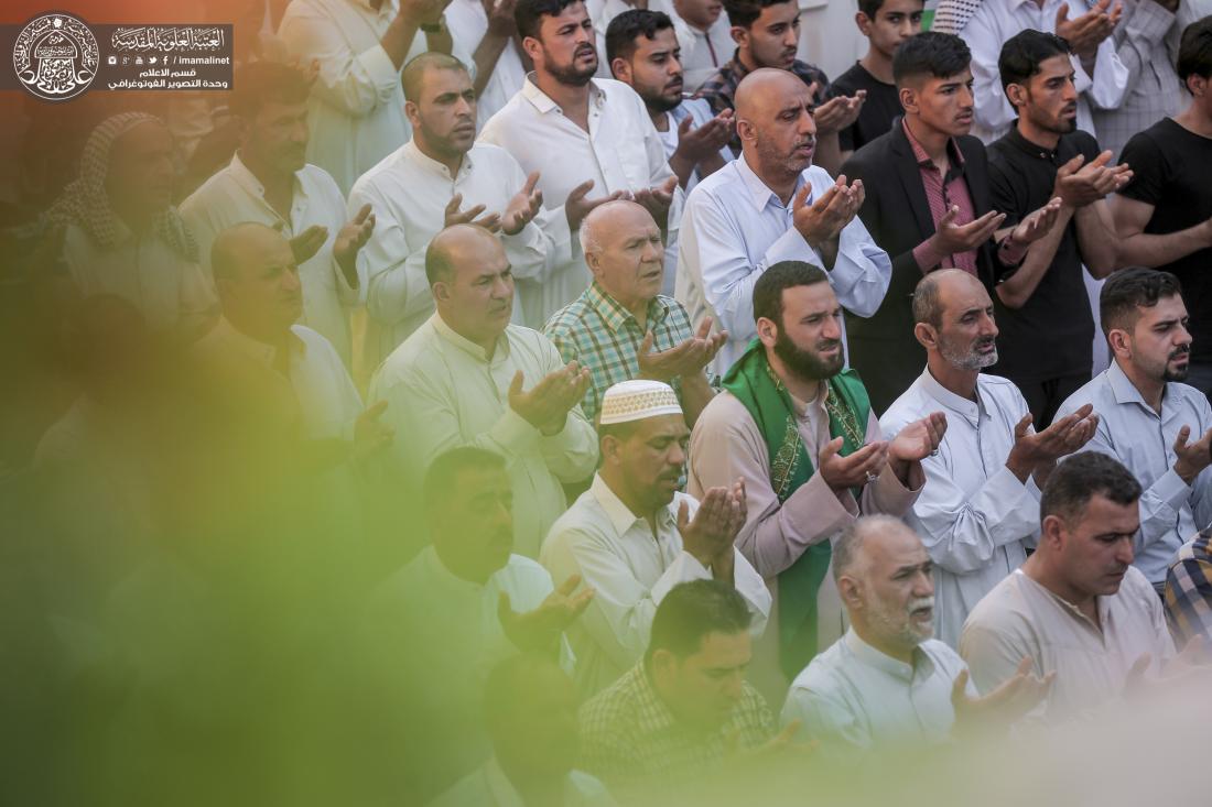 إقامة صلاة عيد الفطر المبارك في رحاب الصحن الحيدري الشريف  | 