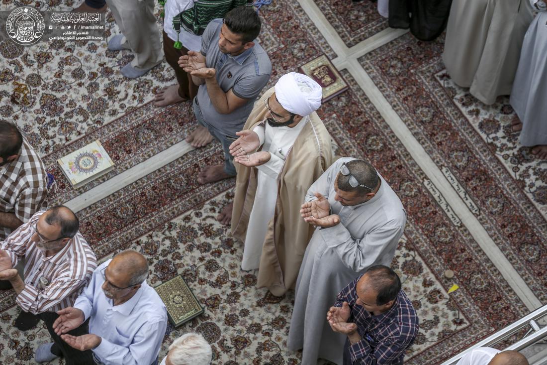 إقامة صلاة عيد الفطر المبارك في رحاب الصحن الحيدري الشريف  | 