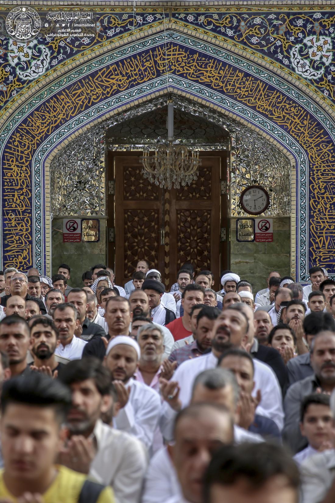 إقامة صلاة عيد الفطر المبارك في رحاب الصحن الحيدري الشريف  | 