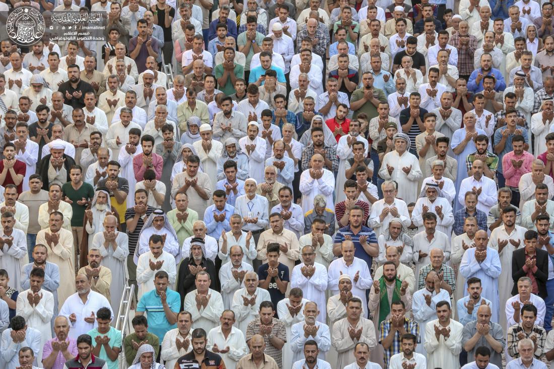 إقامة صلاة عيد الفطر المبارك في رحاب الصحن الحيدري الشريف  | 