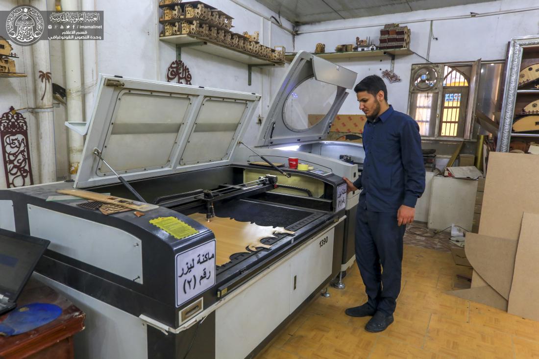 قسم المنقوشات وإحياء التراث في العتبة العلوية المقدسة تفاني في الخدمة .. وعطاء مستمر | 