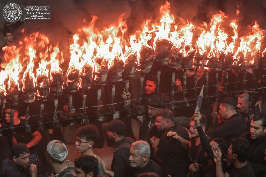 أهالي النجف الأشرف يواصلون إحياء تراثهم الحسيني ومع شعيرة المشاعل في ليلتها الثانية | 