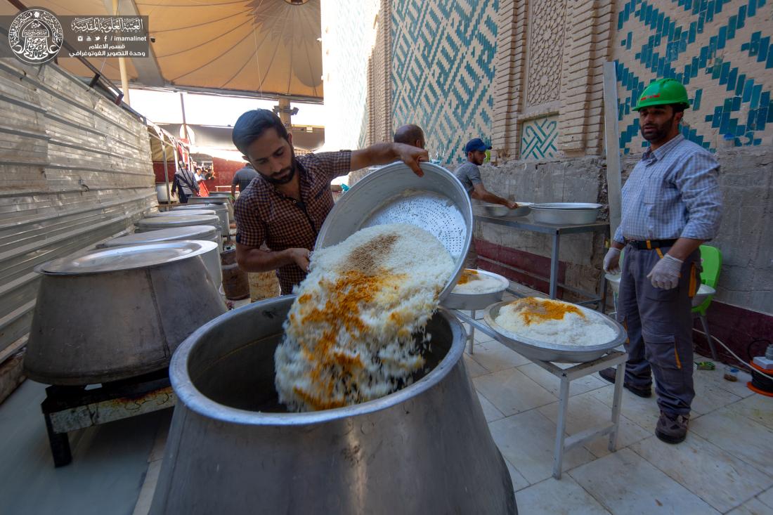 مضيف العتبة العلوية يكثف جهوده بفتح خمسة مواقع لضيافة الزائرين في موسم زيارة الأربعين | 