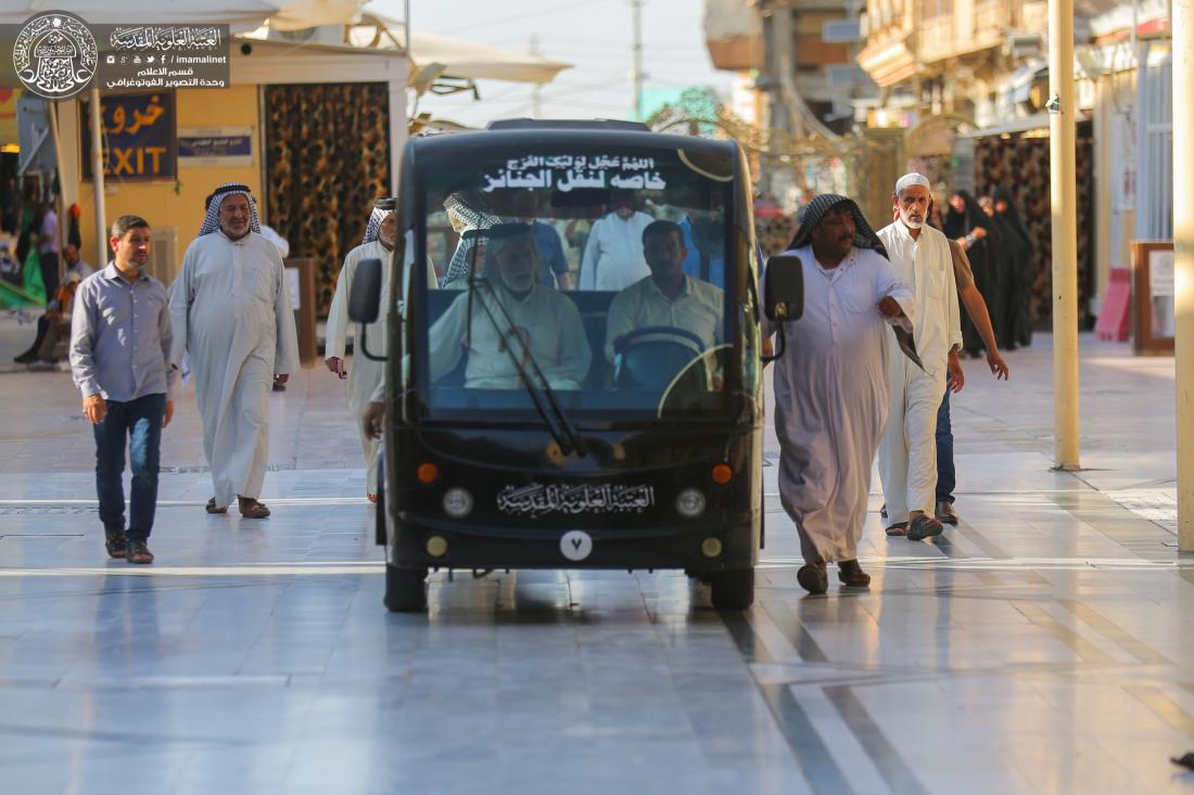 شعبة خدمات الجنائز في العتبة العلوية.. عمل دؤوب لتقديم الخدمات المجانية لنقل جثامين الشهداء والجنائز القادمة من كل أنحاء المعمورة.. وعلى مدار الساعة | 