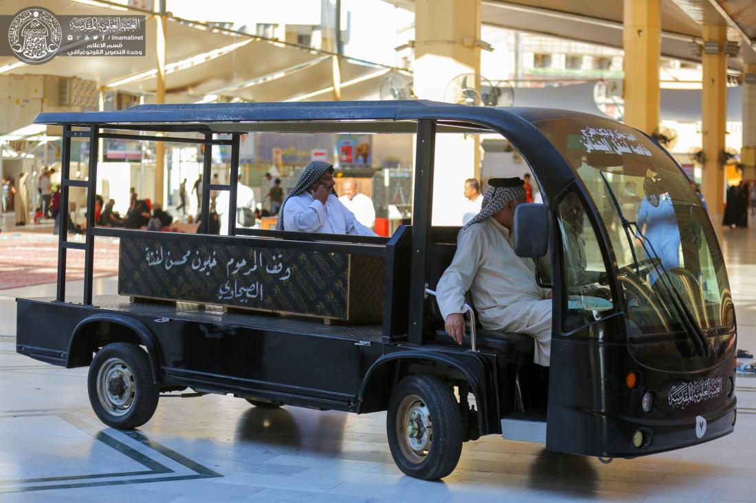 شعبة خدمات الجنائز في العتبة العلوية.. عمل دؤوب لتقديم الخدمات المجانية لنقل جثامين الشهداء والجنائز القادمة من كل أنحاء المعمورة.. وعلى مدار الساعة | 