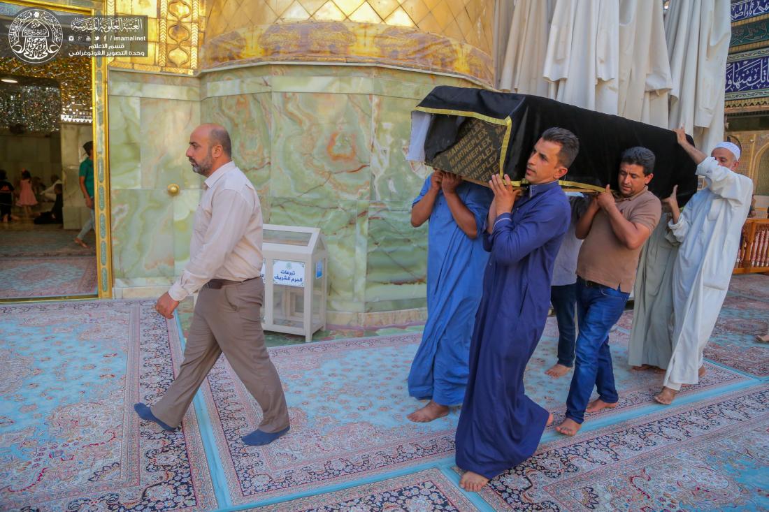 شعبة خدمات الجنائز في العتبة العلوية.. عمل دؤوب لتقديم الخدمات المجانية لنقل جثامين الشهداء والجنائز القادمة من كل أنحاء المعمورة.. وعلى مدار الساعة | 