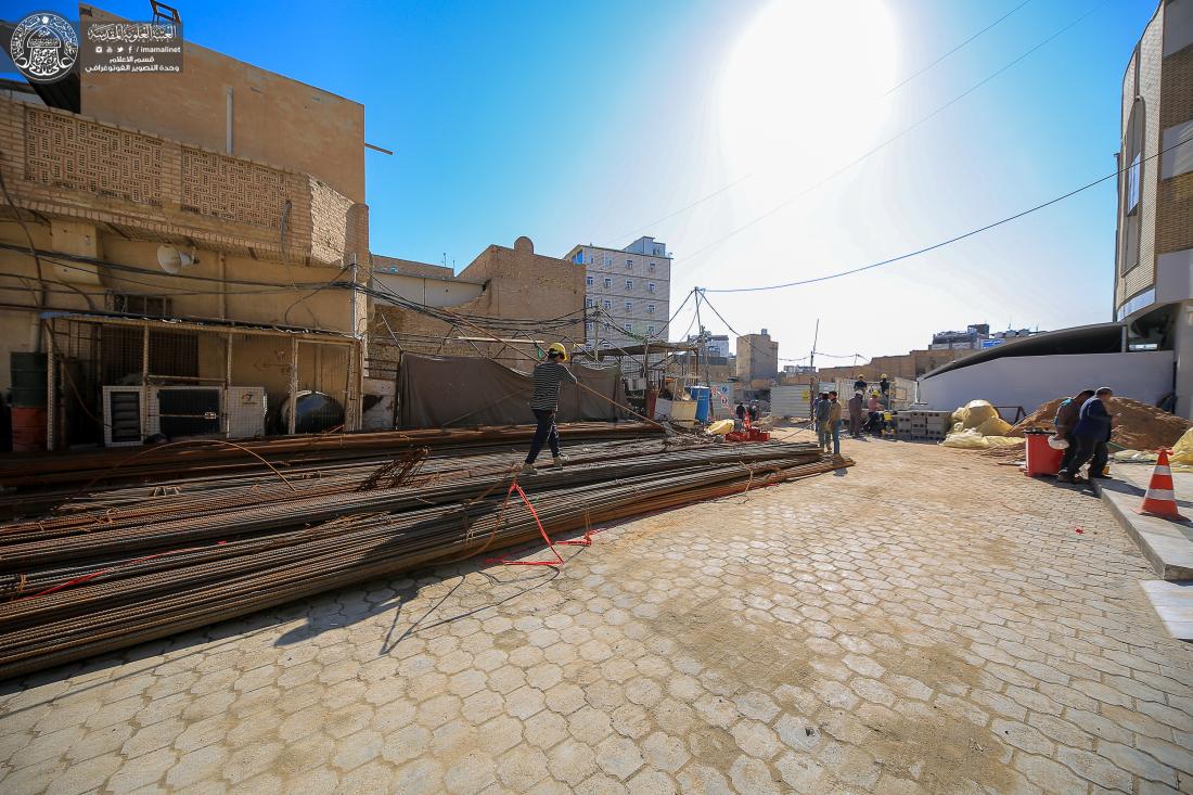  مراحل العمل في مشروع المدرسة الأساسية الذي تنفذه الكوادر الهندسية والفنية في العتبة العلوية المقدسة | 