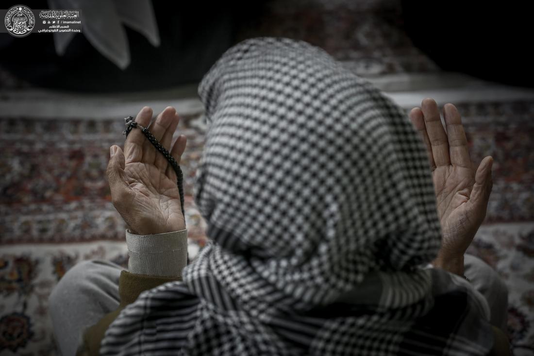 الاجواء الايمانية وقراءة دعاء التوسل في رحاب مرقد أمير المؤمنين (عليه السلام) | 