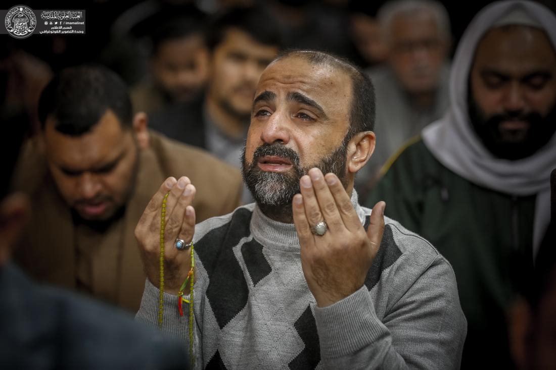 الاجواء الايمانية وقراءة دعاء التوسل في رحاب مرقد أمير المؤمنين (عليه السلام) | 