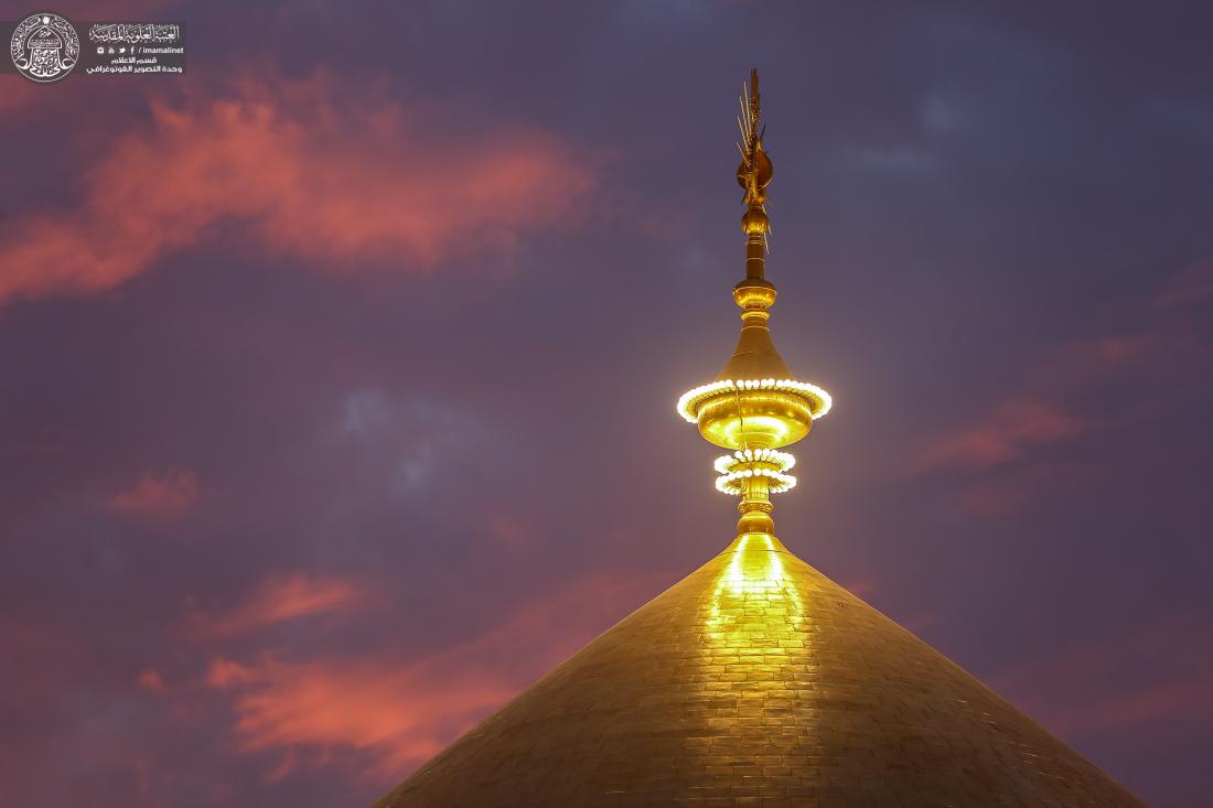 أجمل الصور التي تم التقاطها لمرقد الامام علي (عليه السلام) لهذا الشهر . | 