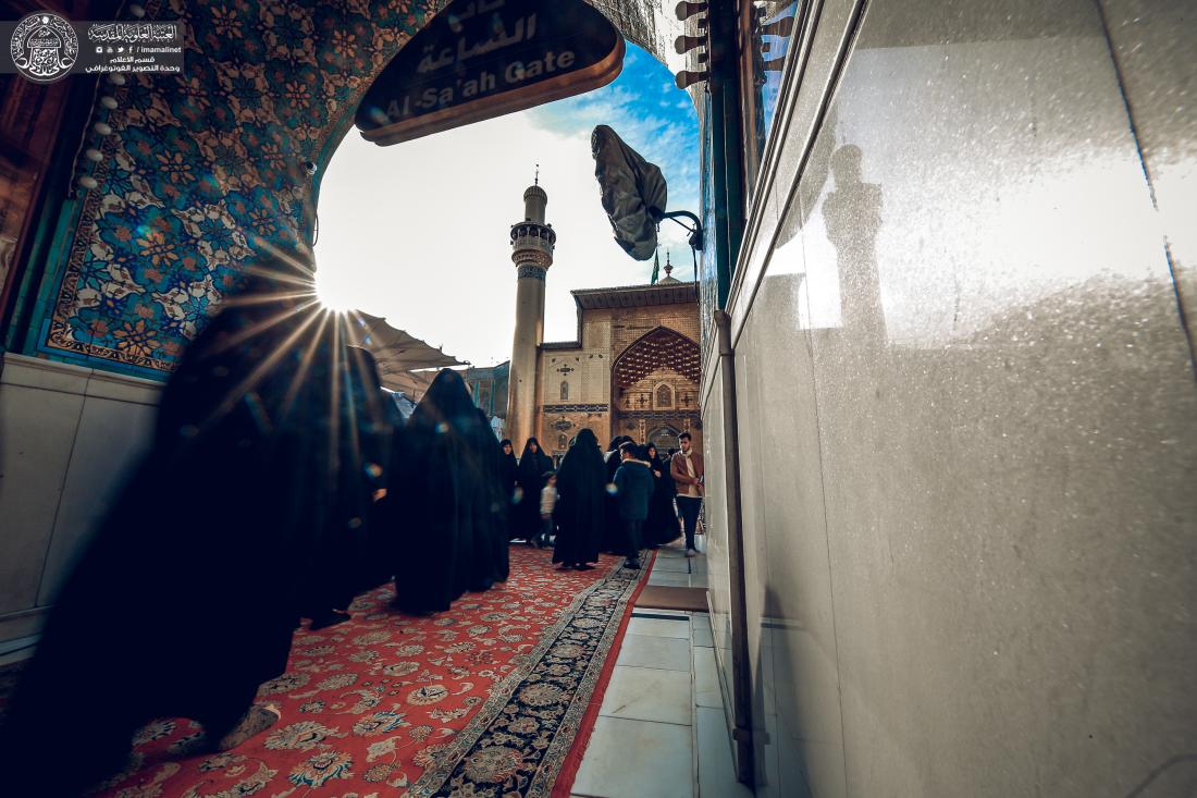 أجمل الصور التي تم التقاطها لمرقد الامام علي (عليه السلام) لهذا الشهر . | 