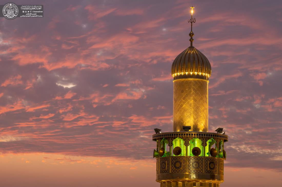 أجمل الصور التي تم التقاطها لمرقد الامام علي (عليه السلام) لهذا الشهر . | 