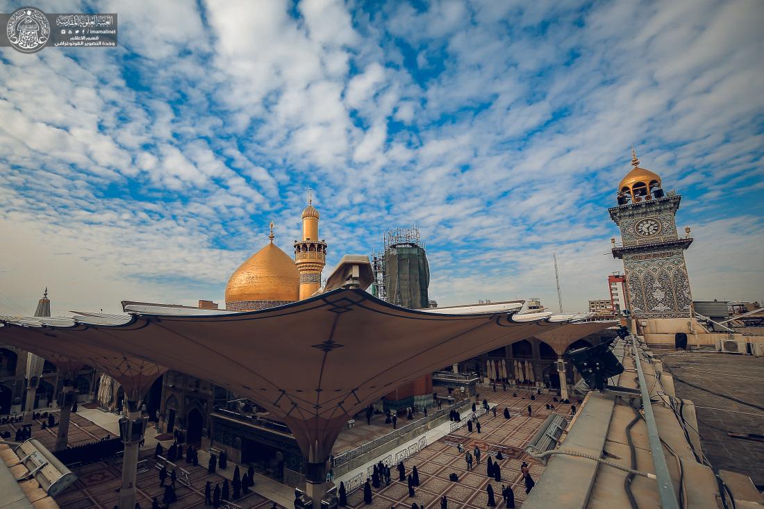 أجمل الصور التي تم التقاطها لمرقد الامام علي (عليه السلام) لهذا الشهر . | 