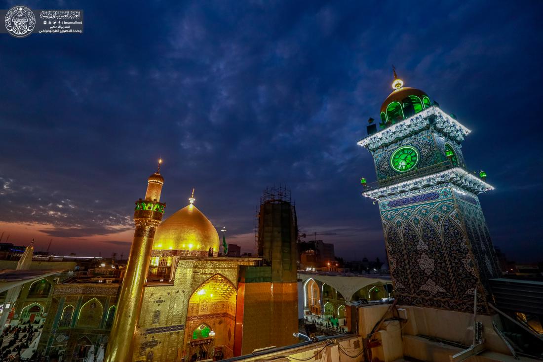 أجمل الصور التي تم التقاطها لمرقد الامام علي (عليه السلام) لهذا الشهر . | 