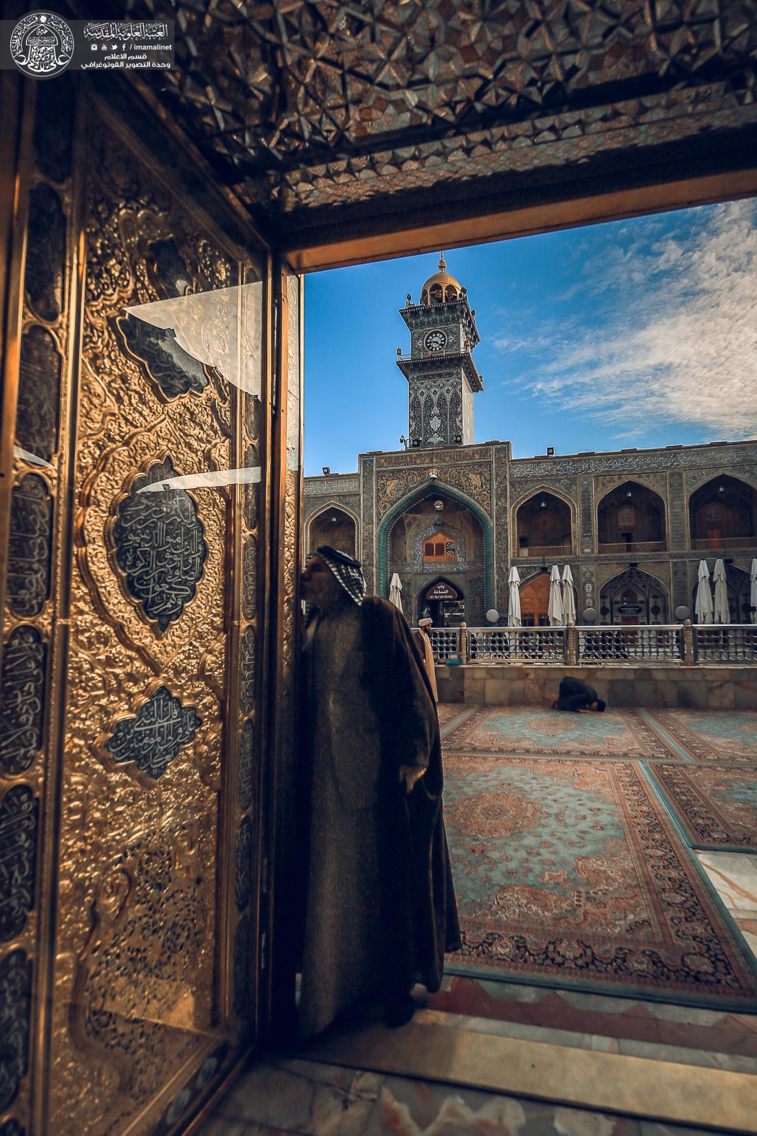 أجمل الصور التي تم التقاطها لمرقد الامام علي (عليه السلام) لهذا الشهر . | 