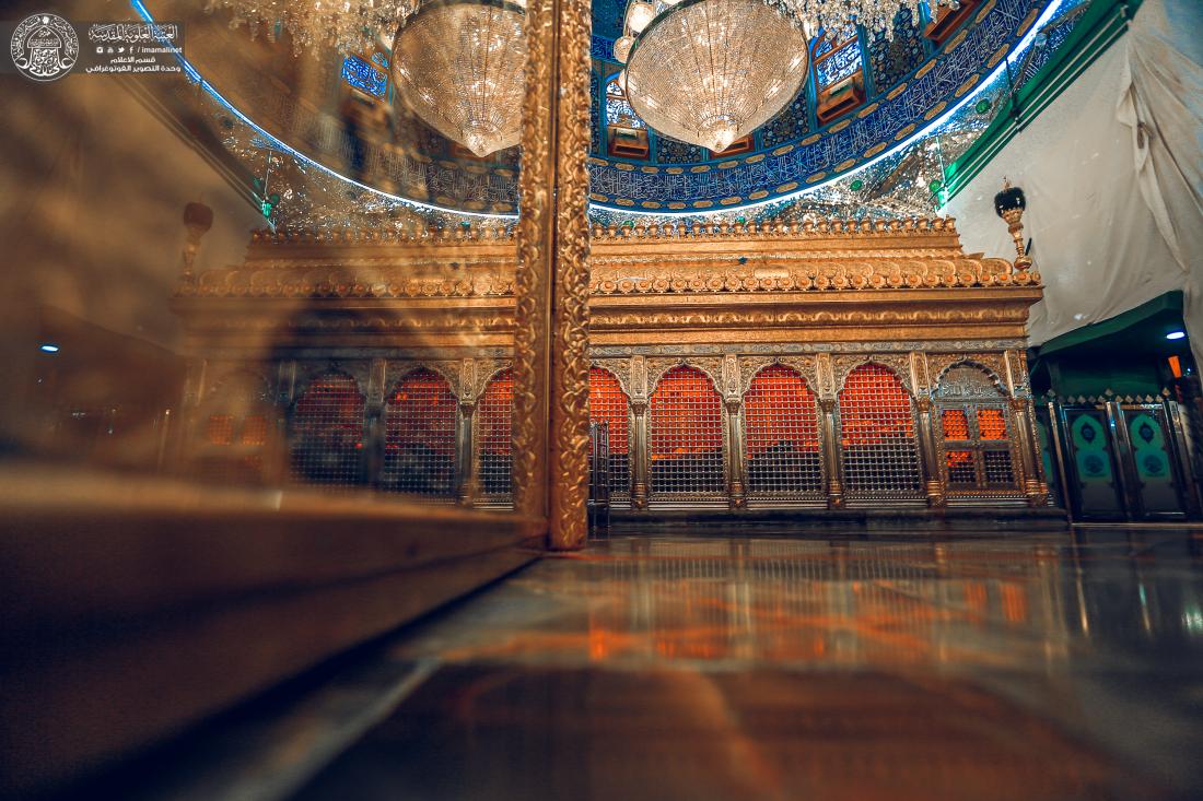 أجمل الصور التي تم التقاطها لمرقد الامام علي (عليه السلام) لهذا الشهر . | 