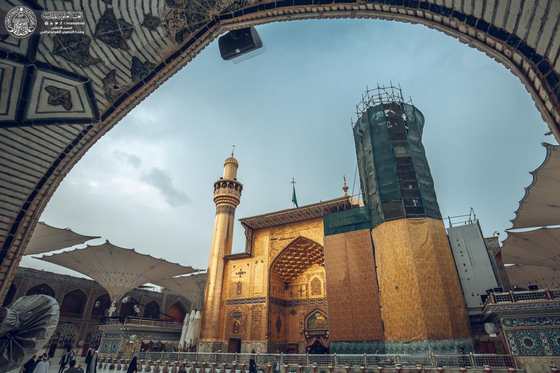 أجمل الصور التي تم التقاطها لمرقد الامام علي (عليه السلام) لهذا الشهر . | 