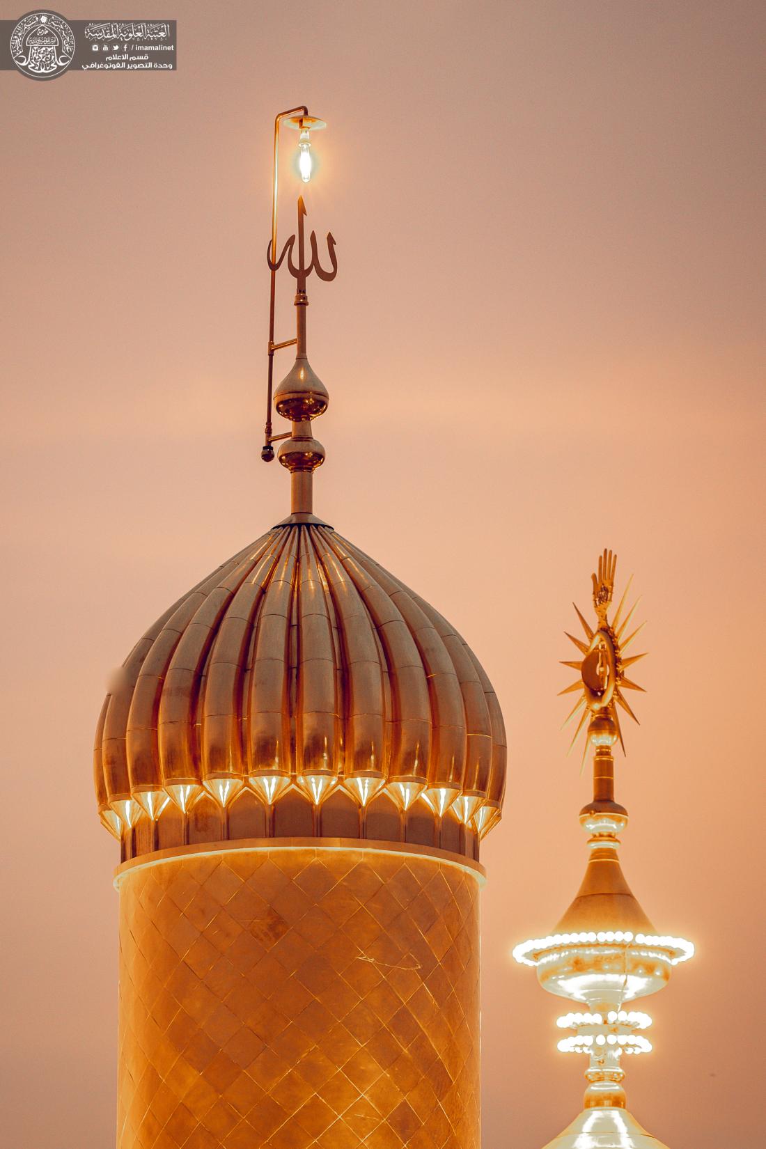 أجمل الصور التي تم التقاطها لمرقد الامام علي (عليه السلام) لهذا الشهر . | 