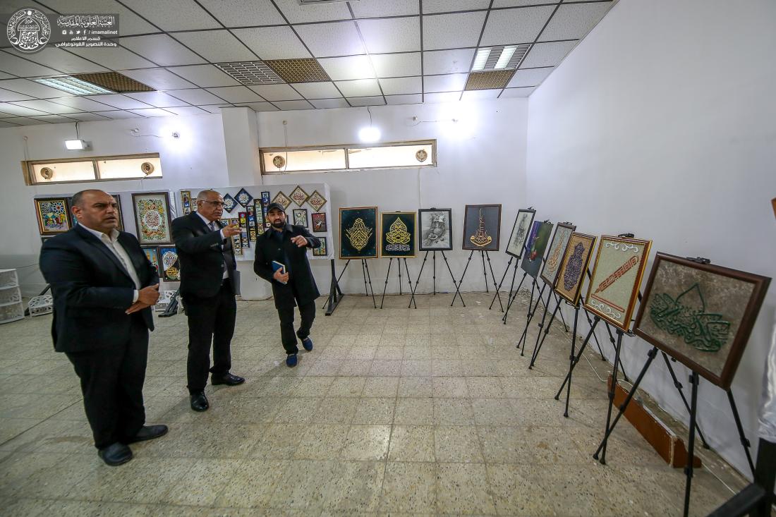 العتبة العلوية المقدسة تفتتح بالتعاون مع اتحاد الصناعات العراقي السوق المركزي وتعرض فيه منتجات حرفيّة متنوعة   | 