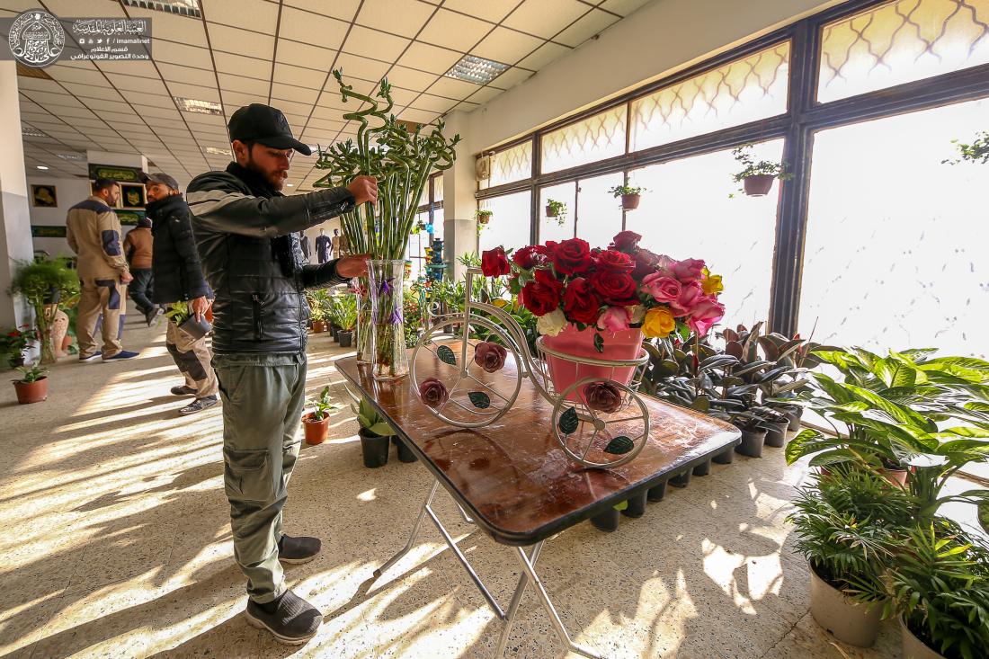 العتبة العلوية المقدسة تفتتح بالتعاون مع اتحاد الصناعات العراقي السوق المركزي وتعرض فيه منتجات حرفيّة متنوعة   | 