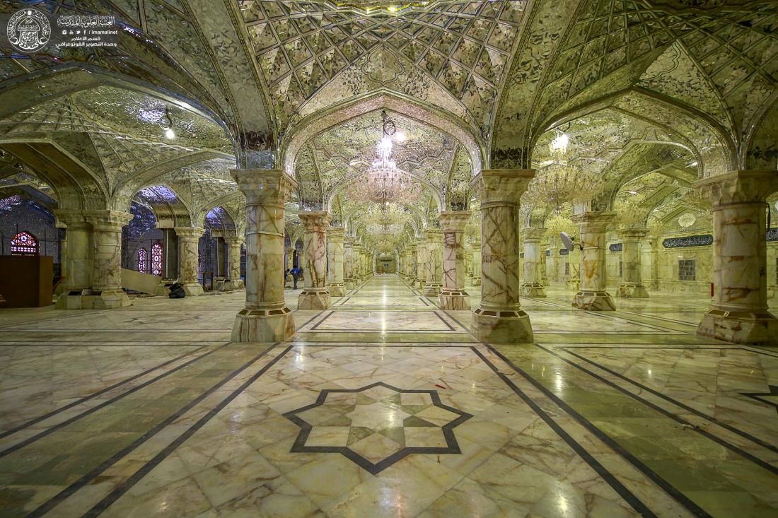 جهود متواصلة ونسب انجاز متقدمة في صحن السيدة فاطمة الزهراء (عليها السلام) وفنون العمارة الاسلامية تتجلى في اروقته | 