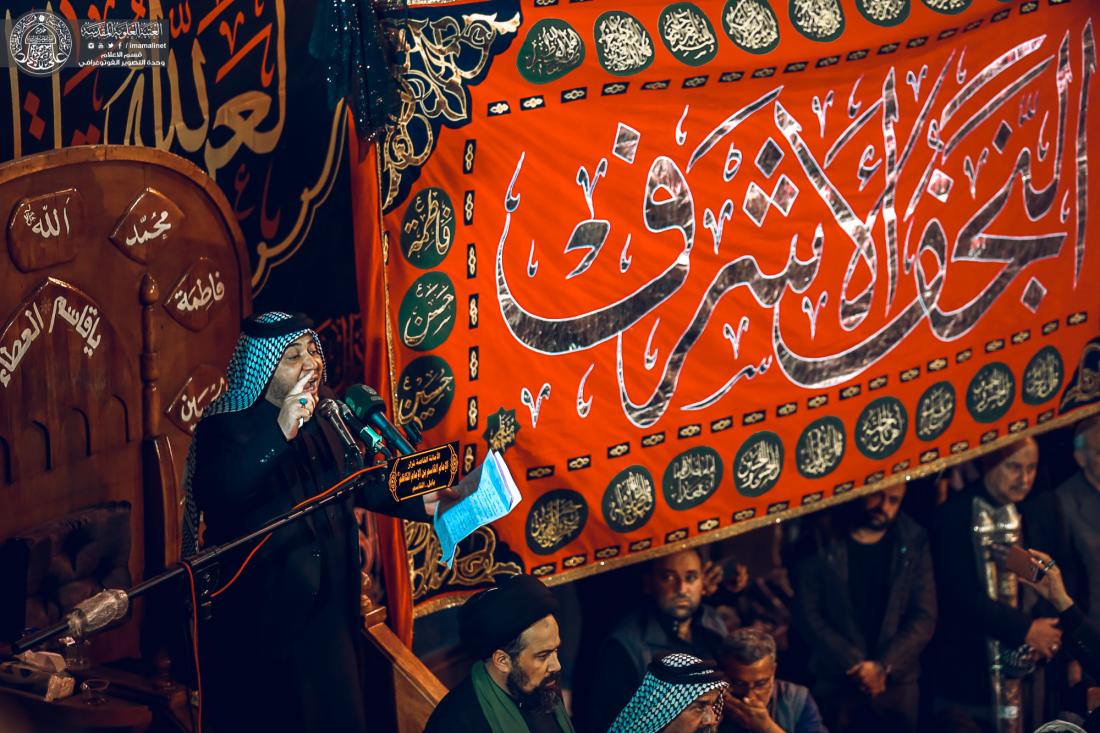 موكب النجف الاشرف يحي ذكرى شهادة القاسم (عليه السلام) من داخل المرقد الشريف | 
