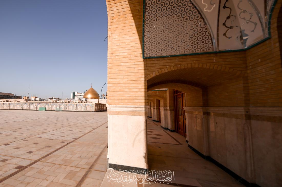 صحن فاطمة الزهراء عليها السلام - فن العمارة الاسلامية في صور | 