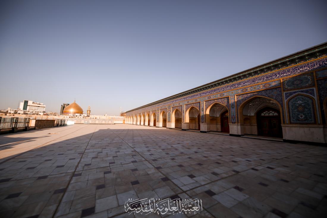 صحن فاطمة الزهراء عليها السلام - فن العمارة الاسلامية في صور | 