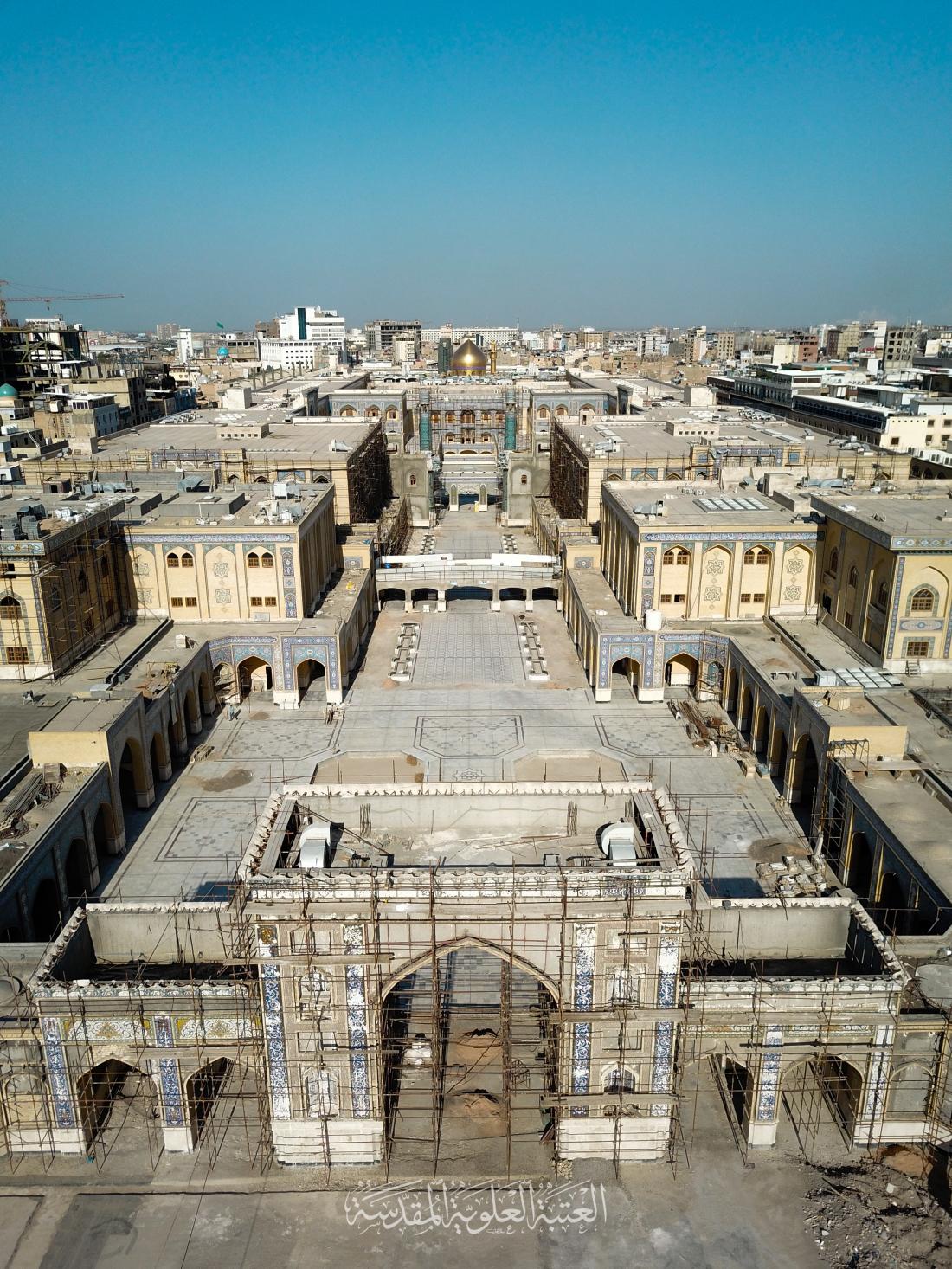 صحن فاطمة الزهراء عليها السلام - فن العمارة الاسلامية في صور | 