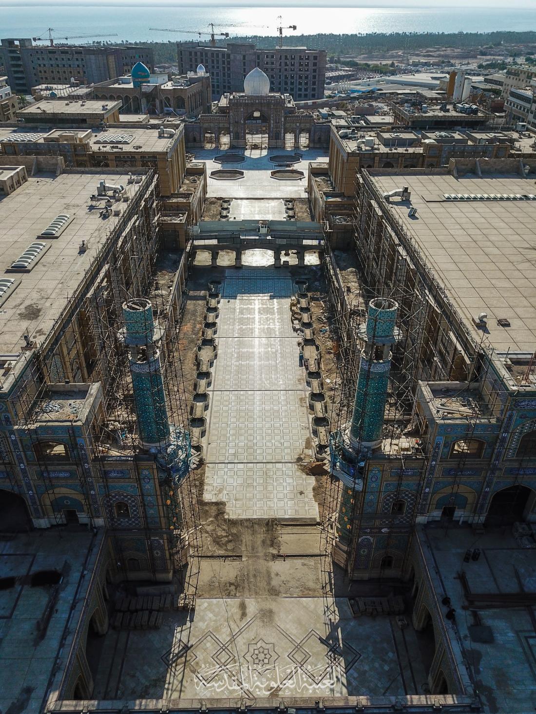 صحن فاطمة الزهراء عليها السلام - فن العمارة الاسلامية في صور | 