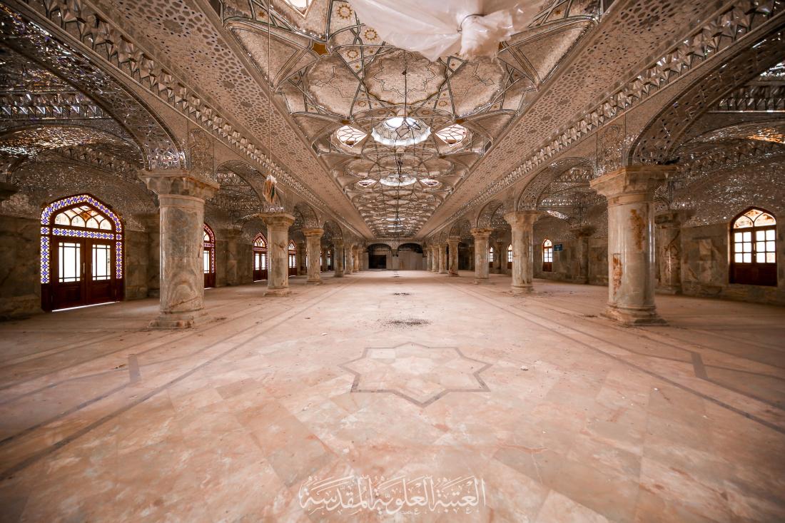 صحن فاطمة الزهراء عليها السلام - فن العمارة الاسلامية في صور | 